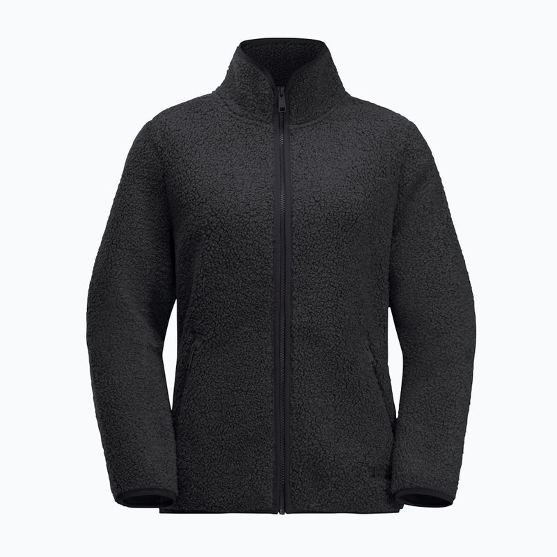 Jack Wolfskin Damen Fleece-Sweatshirt High Curl schwarz 4