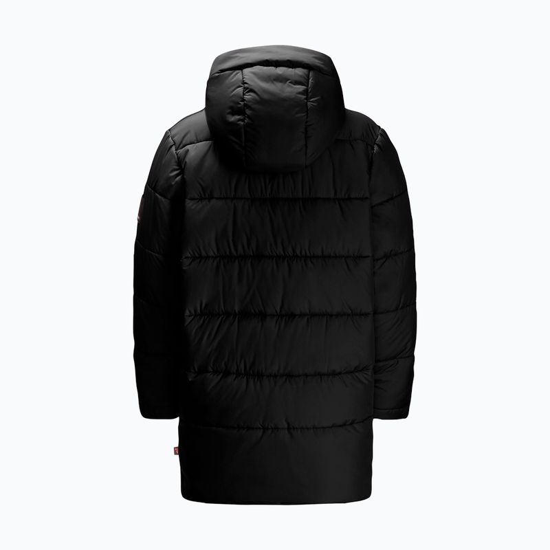 Isolierte Jacke Kinder Jack Wolfskin Teen Ins Long granite black 6