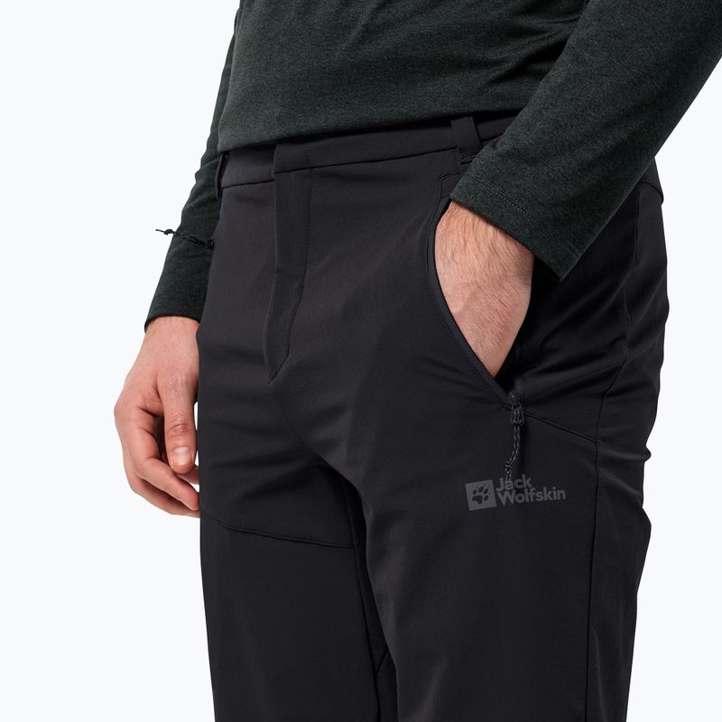 Jack Wolfskin Herren-Trekkinghose Glastal Winter schwarz 3