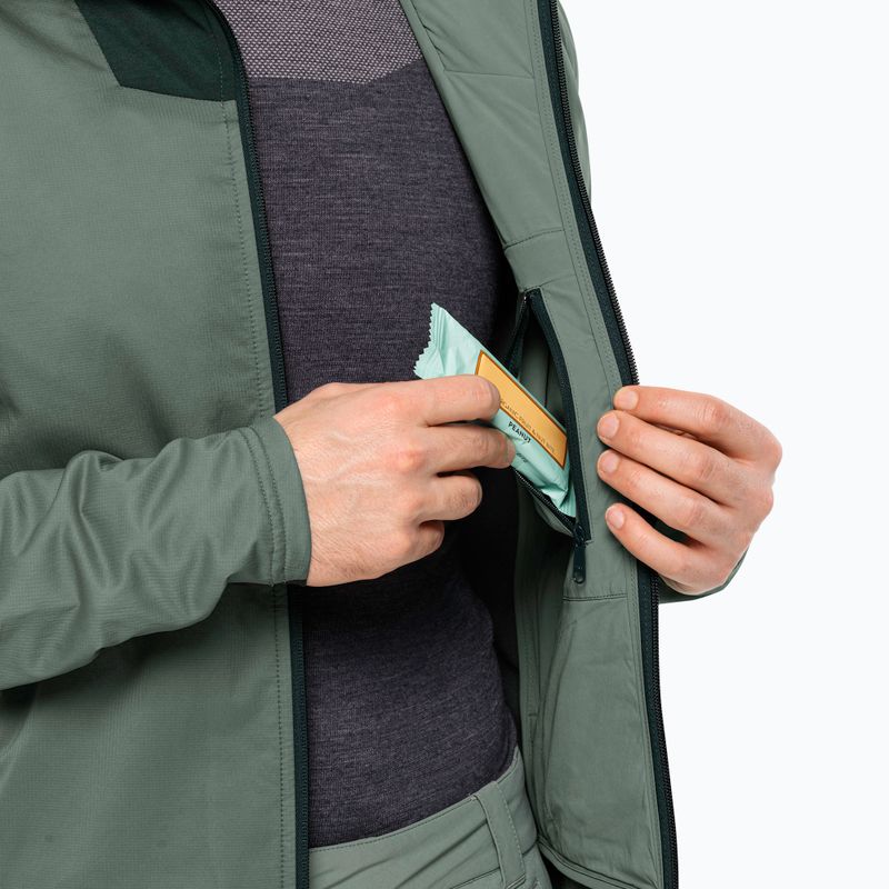Jack Wolfskin Alpspitze Ins Hybrid Hecke grün Herren Regenjacke 6