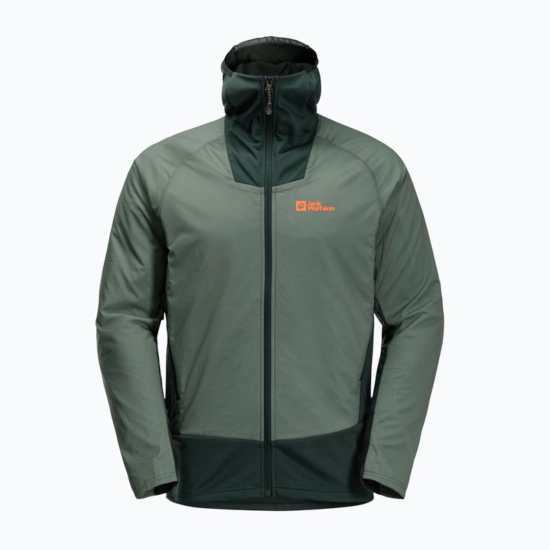 Jack Wolfskin Alpspitze Ins Hybrid Hecke grün Herren Regenjacke 7