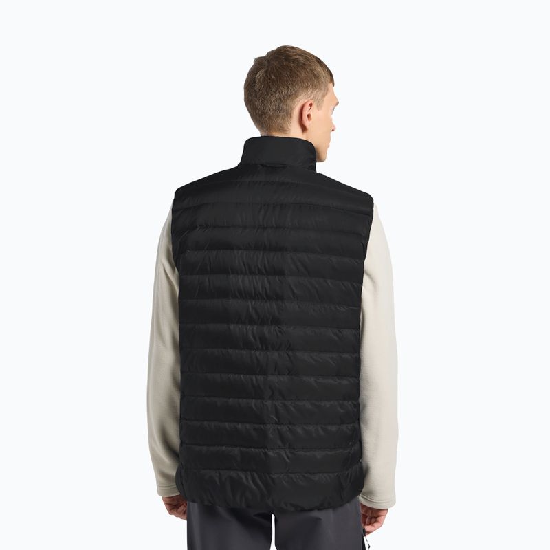 Herren Jack Wolfskin Pilvi Down trekking ärmellos schwarz 3