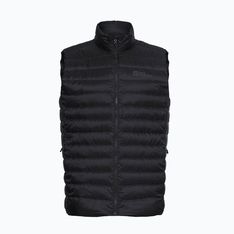 Herren Jack Wolfskin Pilvi Down trekking ärmellos schwarz 7
