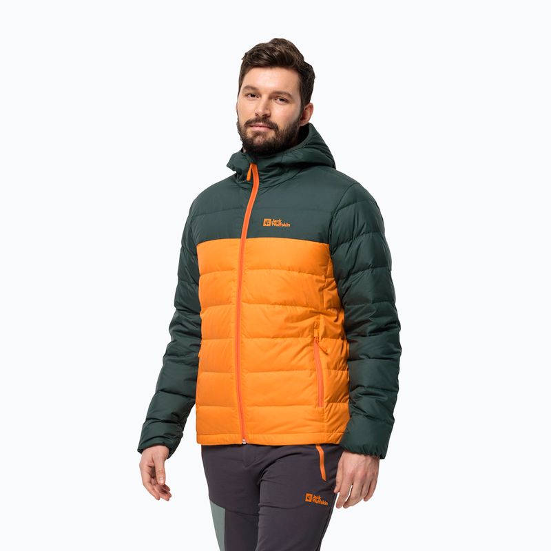 Herren Jack Wolfskin Ather Down Hoody dragon fire Regenjacke