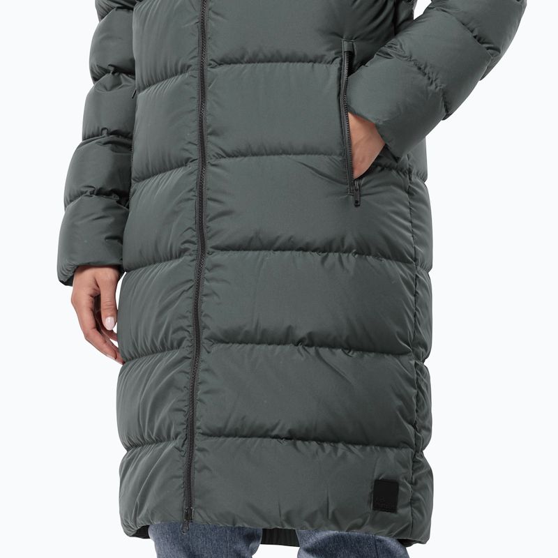Jack Wolfskin Damen Frozen Palace Daunenmantel schiefergrün 4