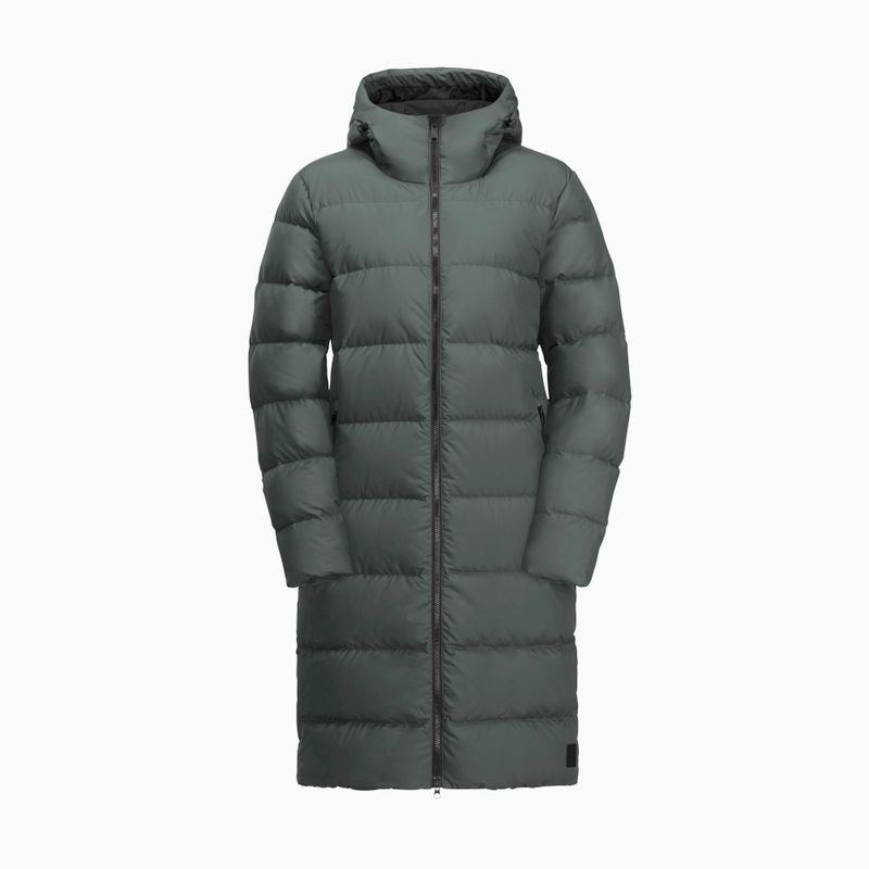Jack Wolfskin Damen Frozen Palace Daunenmantel schiefergrün 6