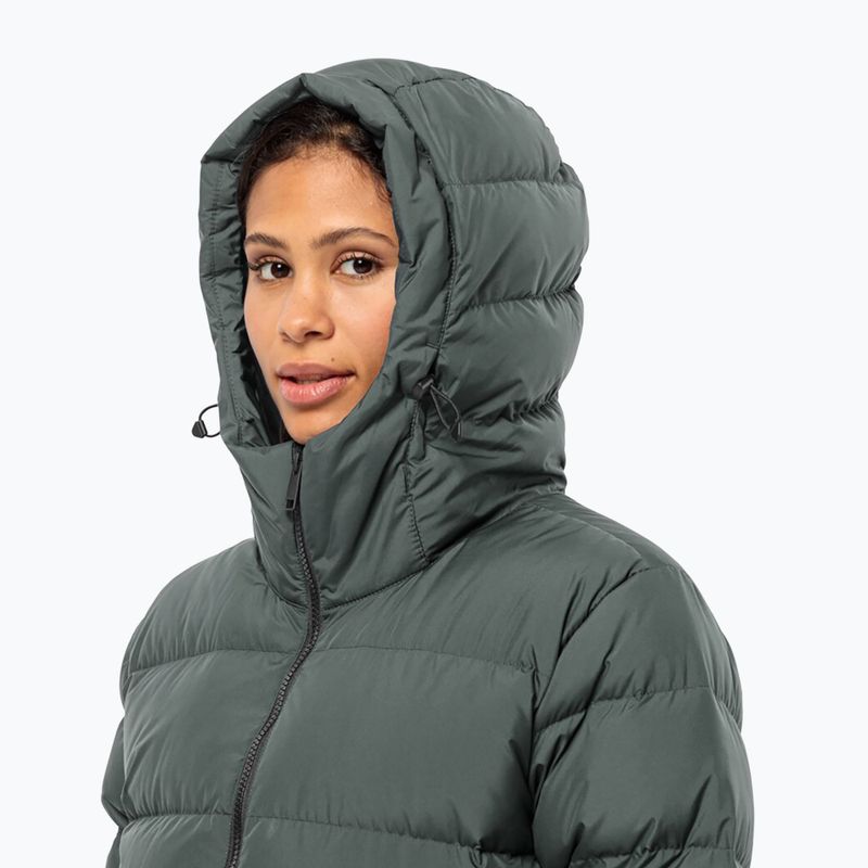 Jack Wolfskin Damen Frozen Palace Daunenmantel schiefergrün 3