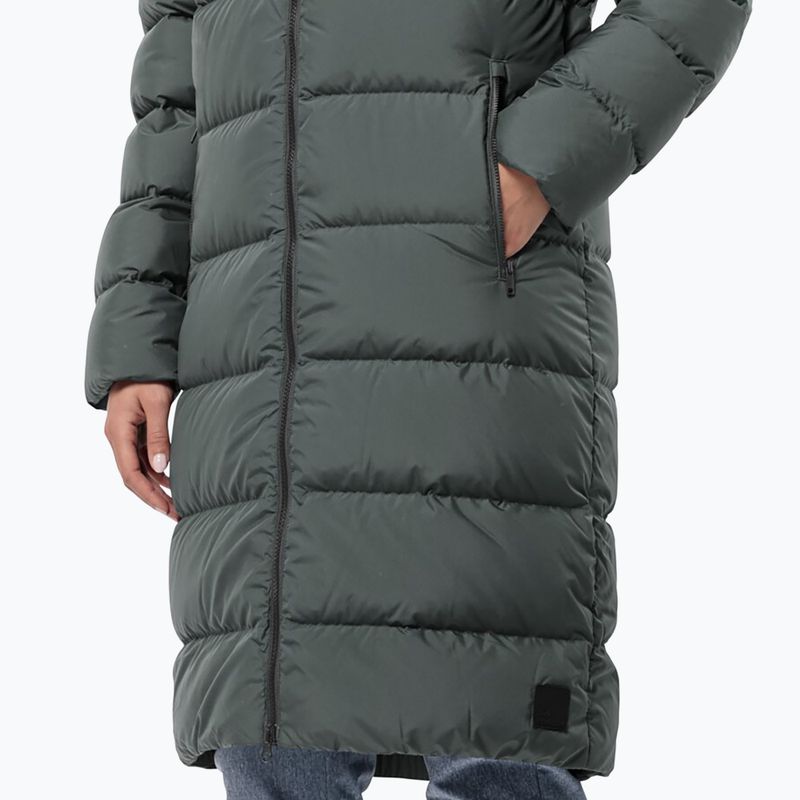 Jack Wolfskin Damen Frozen Palace Daunenmantel schiefergrün 4