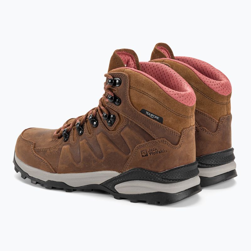 Jack Wolfskin Damen-Trekkingstiefel Refugio Prime Texapore Mid fawn 4