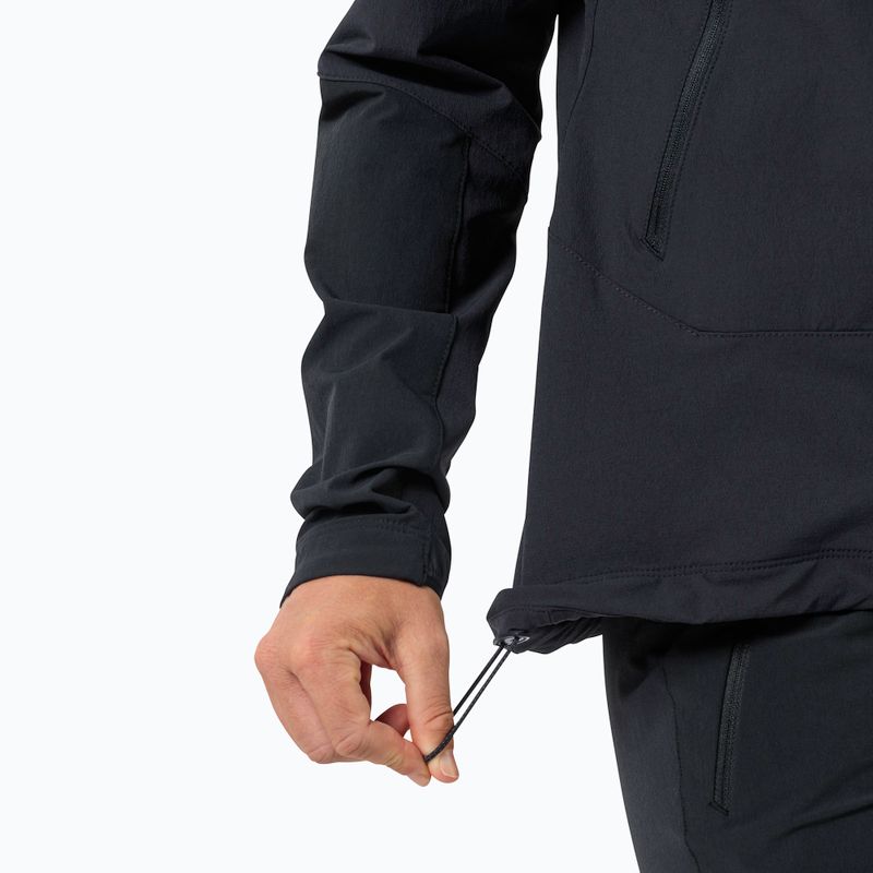 Jack Wolfskin Damen Softshelljacke Andur schwarz 5