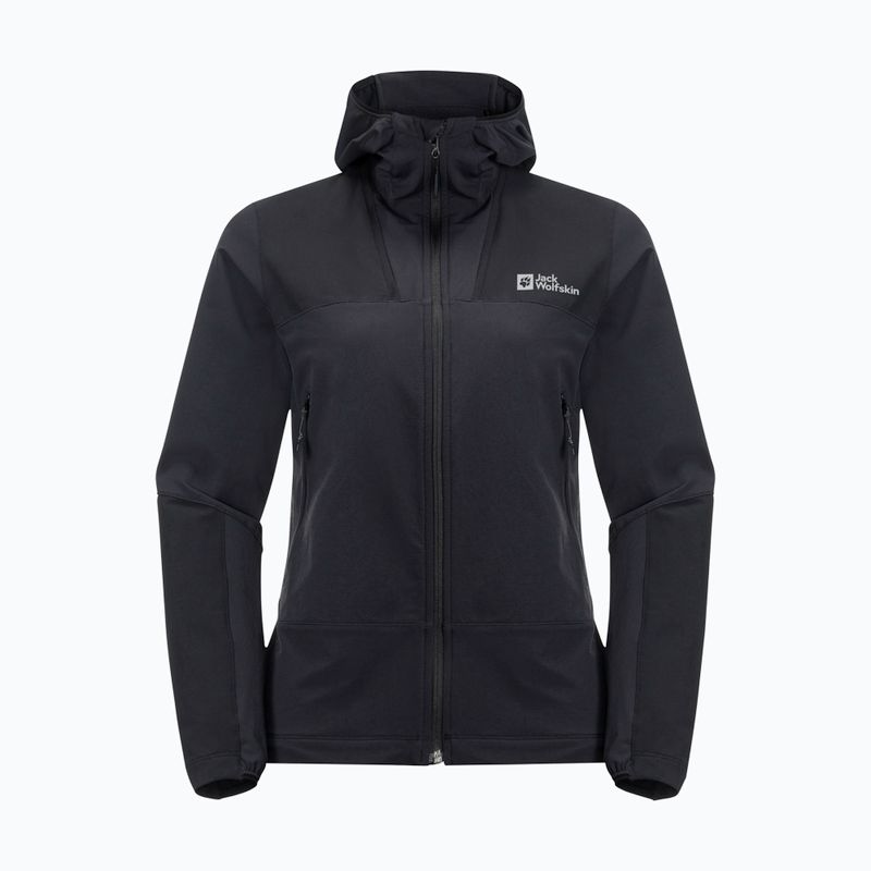 Jack Wolfskin Damen Softshelljacke Andur schwarz 6