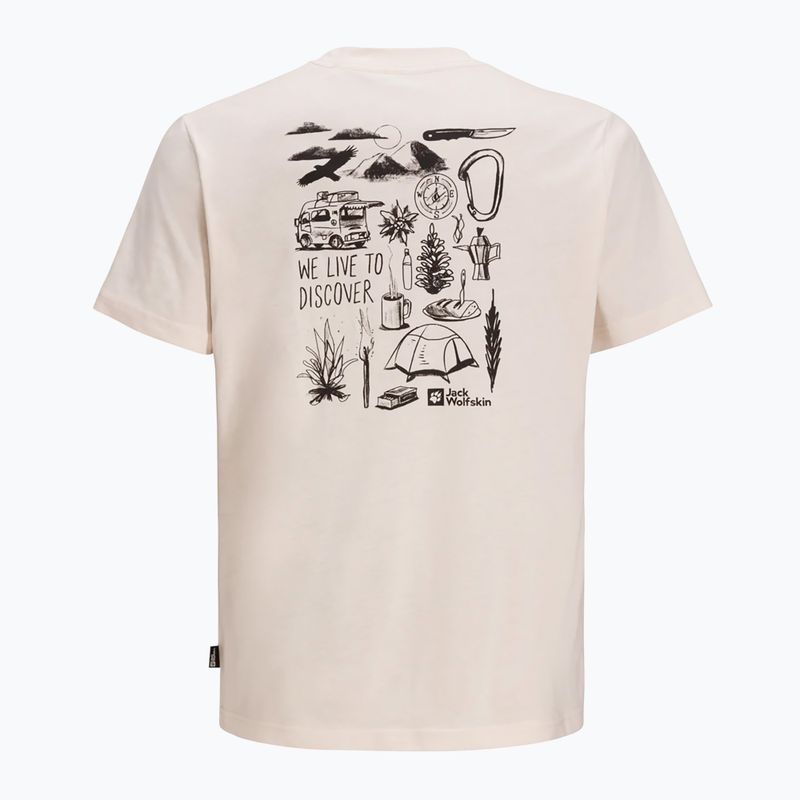 Jack Wolfskin Herren-T-Shirt Discover sea shell
