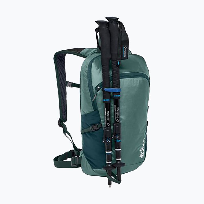 Jack Wolfskin Prelight Shape 15 l jadegrüner Wanderrucksack 4