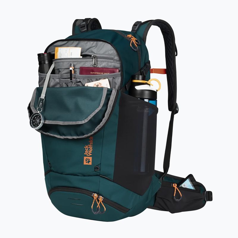 Jack Wolfskin Moab Jam Shape 30 l seegrüner Fahrradrucksack 3