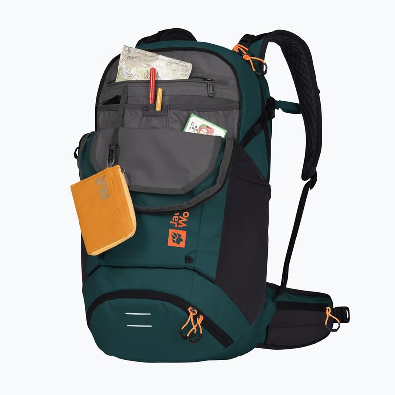 Jack Wolfskin Moab Jam Shape 25 l seegrüner Fahrradrucksack 3