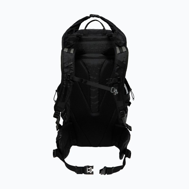 Jack Wolfskin Wandermood Rolltop 30 l Wanderrucksack Granit schwarz 2