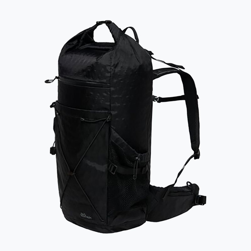 Jack Wolfskin Wandermood Rolltop 30 l Wanderrucksack Granit schwarz 3