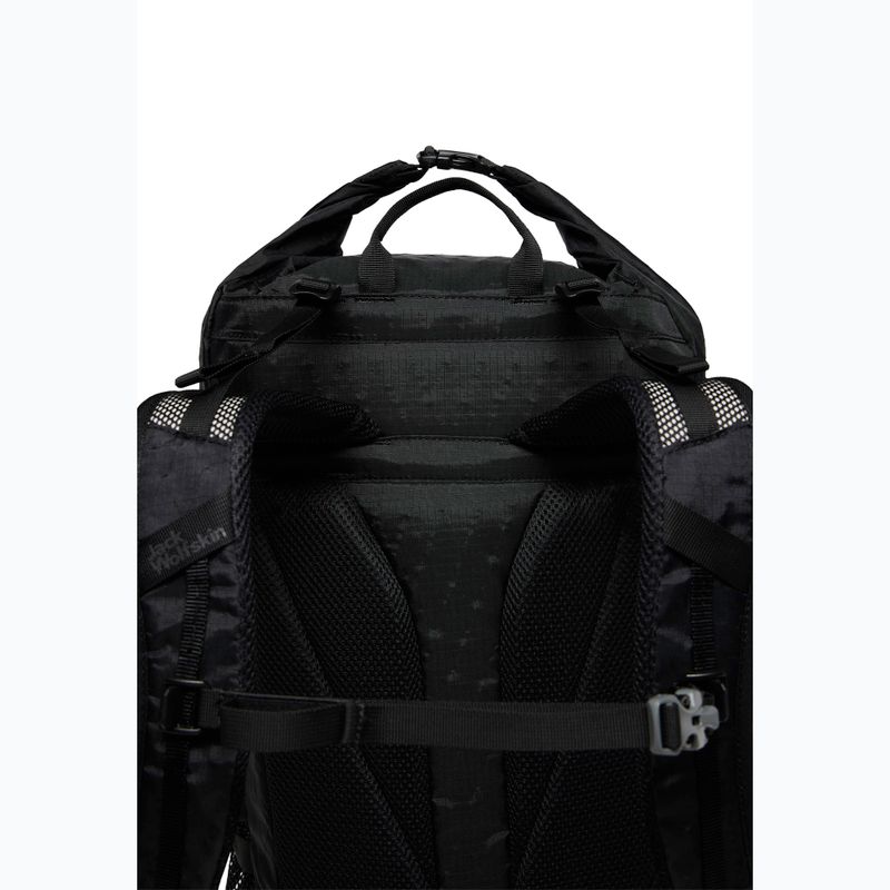 Jack Wolfskin Wandermood Rolltop 30 l Wanderrucksack Granit schwarz 7