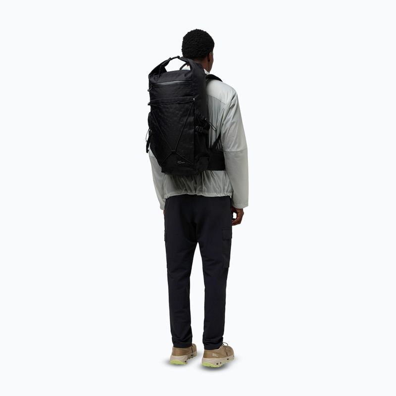 Jack Wolfskin Wandermood Rolltop 30 l Wanderrucksack Granit schwarz 14