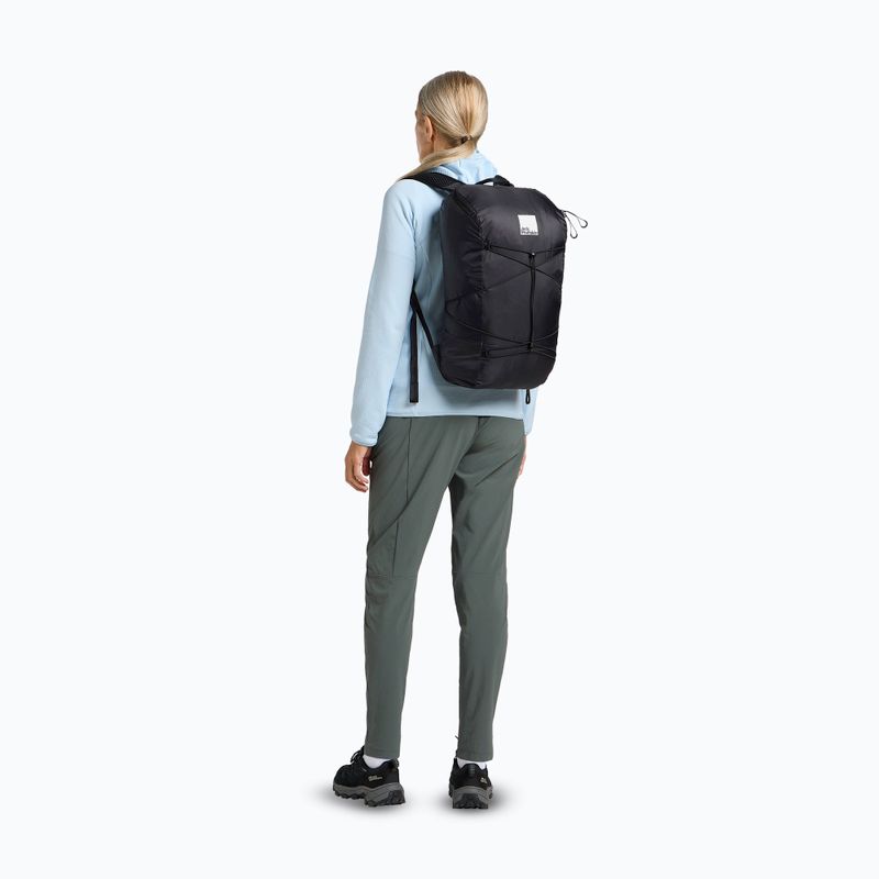 Jack Wolfskin Wandermood Packable 24 l Rucksack Granit schwarz 10