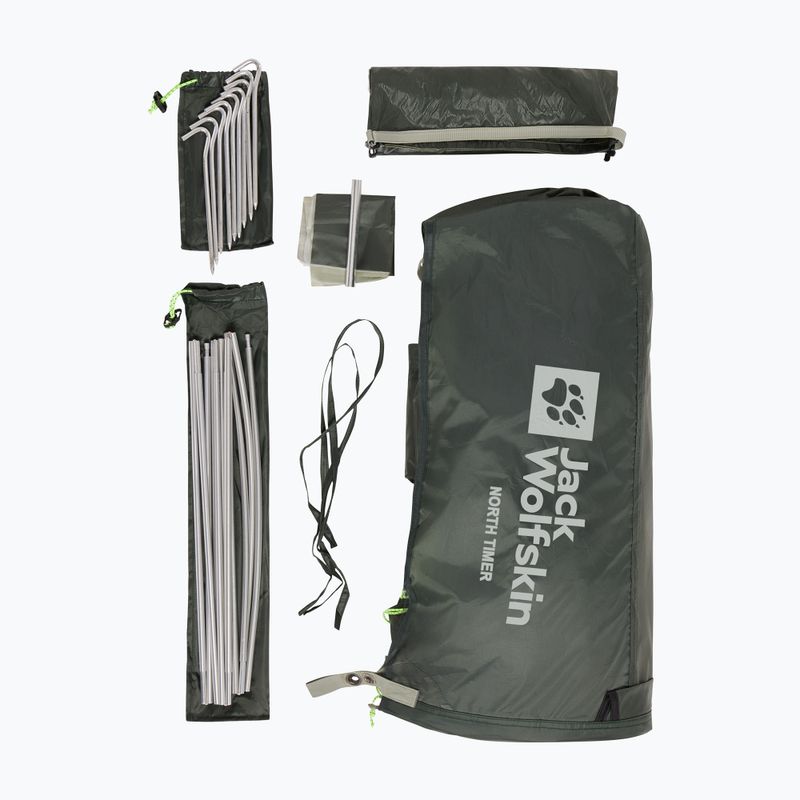 1‑Personen-Trekkingzelt Jack Wolfskin North Timer island moss 14