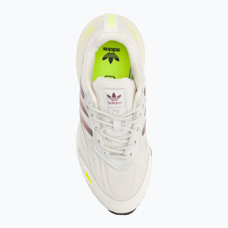 adidas ZX 2K Boost 2.0 Kinderschuhe crystal white/solar yellow/off white 5