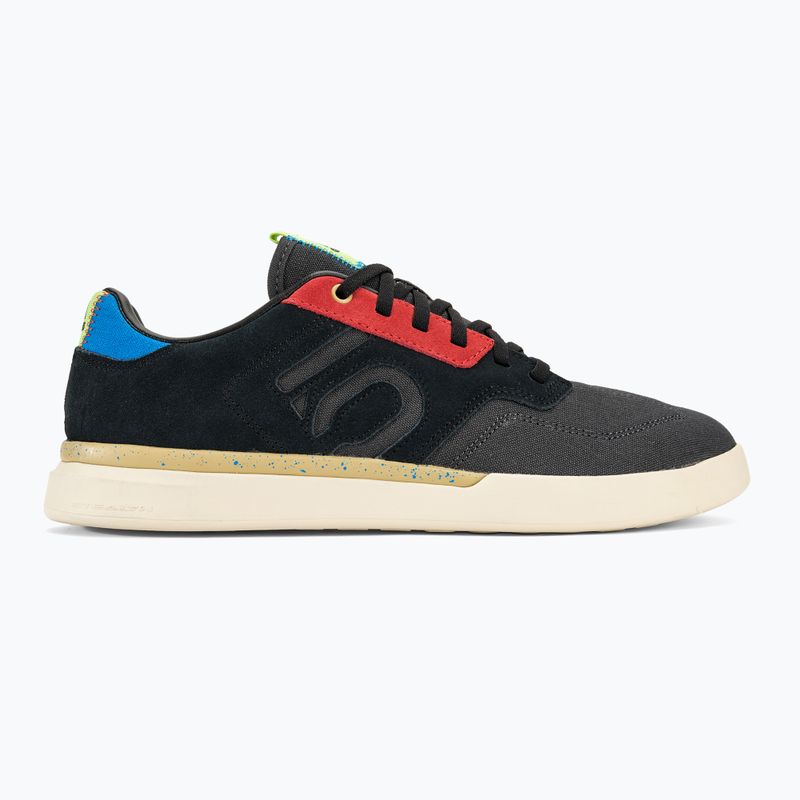 Herren adidas FIVE TEN Sleuth schwarz/karbon/weiß Plattform Radfahren Schuhe 2