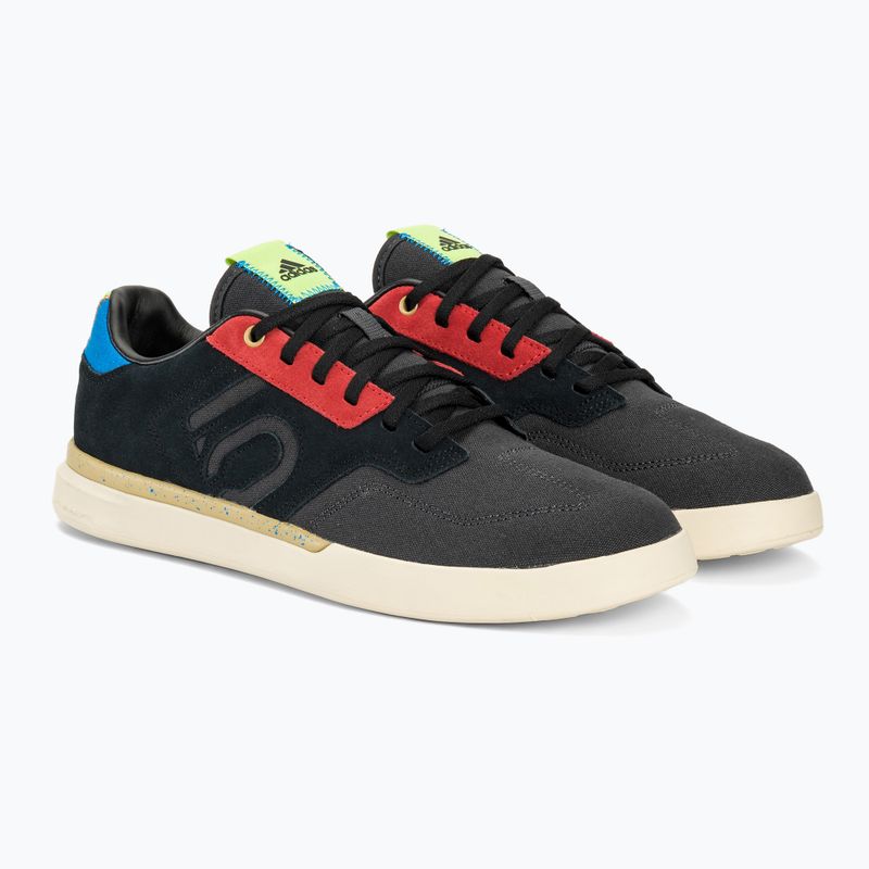 Herren adidas FIVE TEN Sleuth schwarz/karbon/weiß Plattform Radfahren Schuhe 5