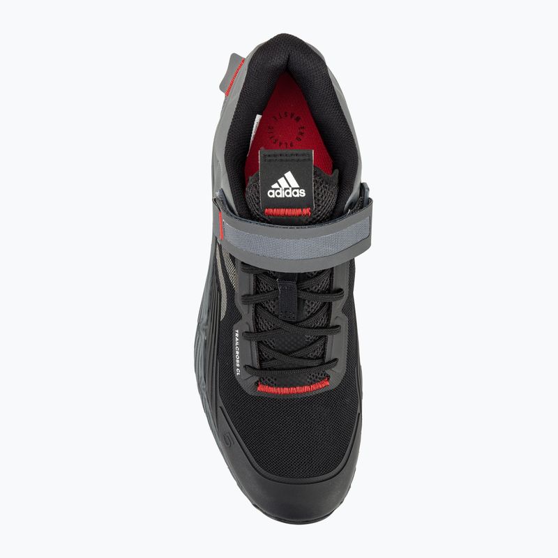 Herren MTB-Radschuhe adidas FIVE TEN Trailcross Clip In core schwarz/grau drei/rot 8