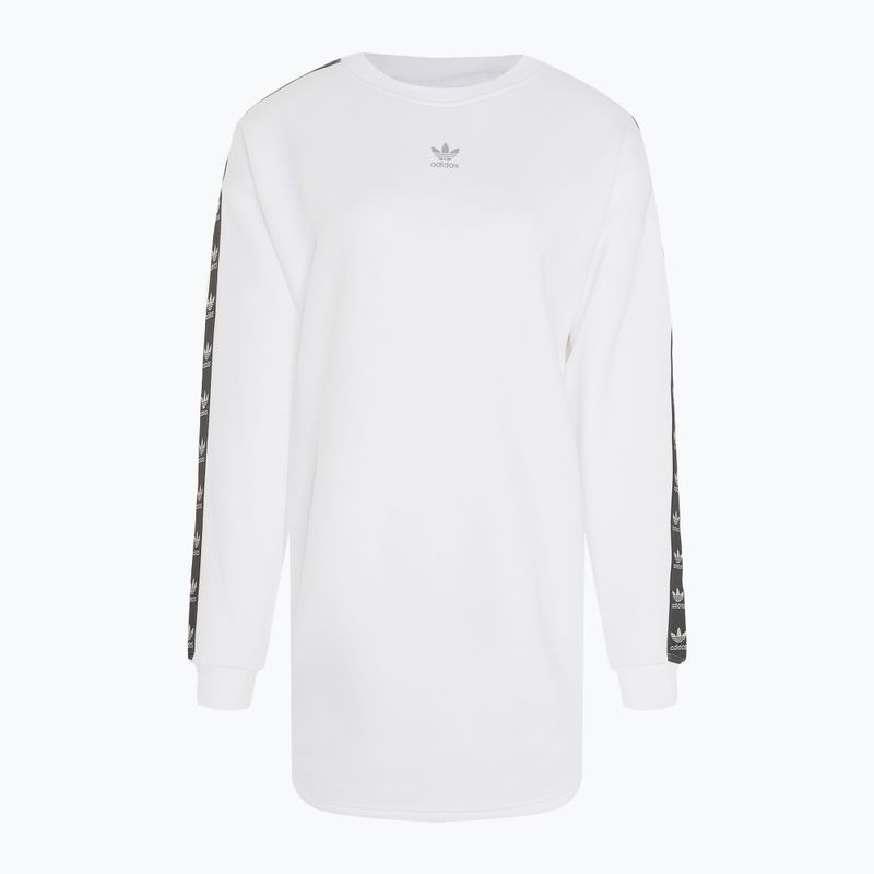 Damen Kleid adidas Crew Long Sleeve weiß