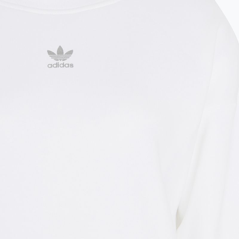 Damen Kleid adidas Crew Long Sleeve weiß 4