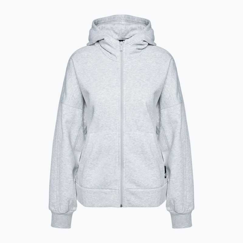 Women's adidas Studio Lounge Fleece Full Zip hellgrau