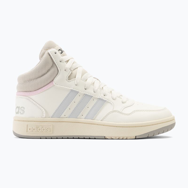 Damen adidas Hoops 3.0 Mid clowd weiß/grau/aluminium Schuhe 2