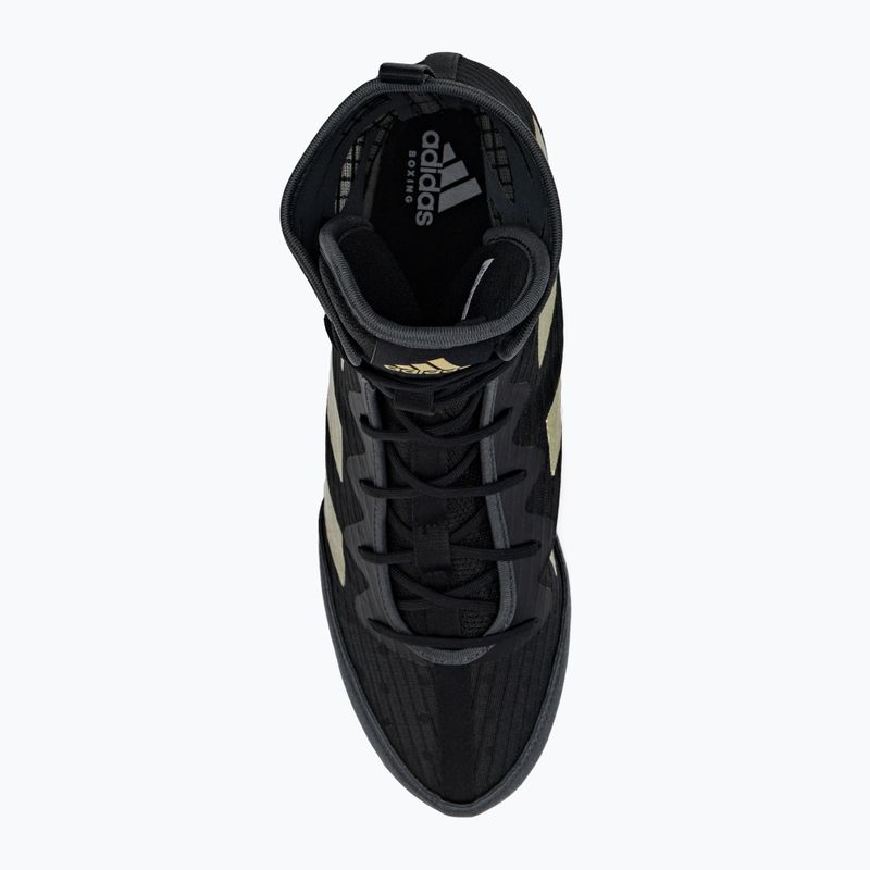 Boxschuhe adidas Box Hog 4 schwarz-gold GZ6116 6