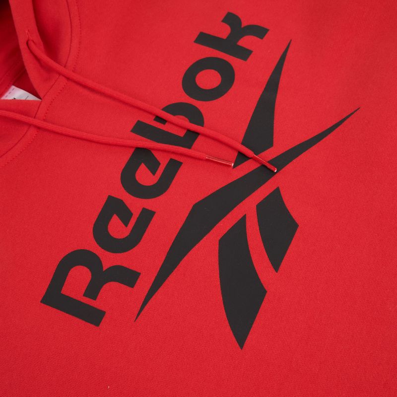 Hoodie Herren Reebok Identity Big Logo Fleece Hoodie vecred/black 3