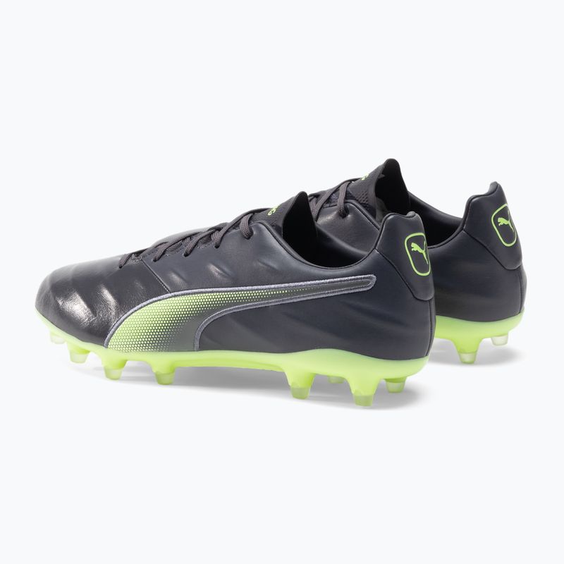 PUMA King Pro 21 FG Herren Fußballschuhe schwarz-grün 106549 05 3