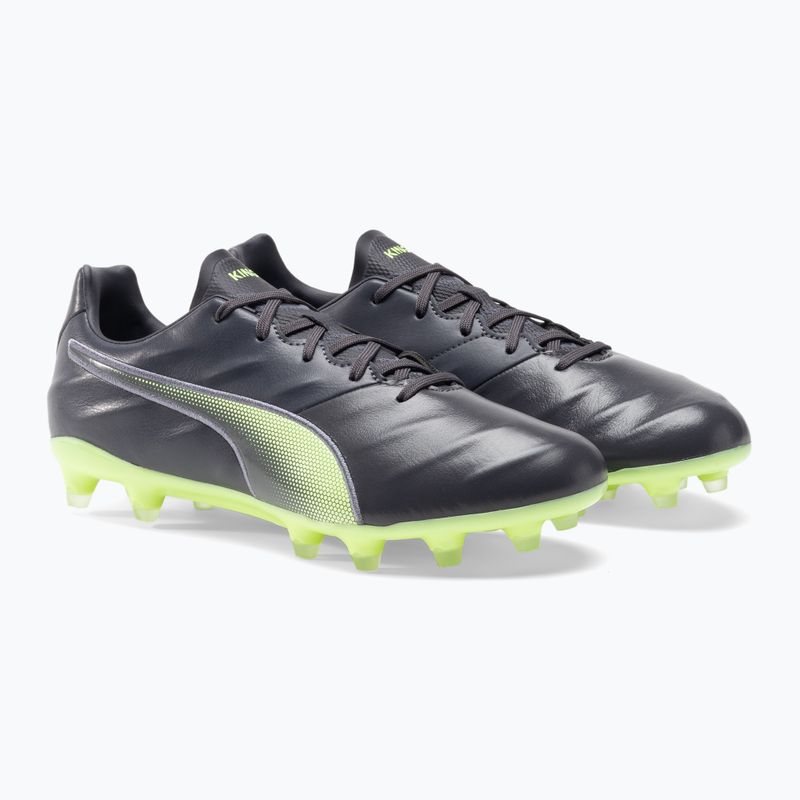 PUMA King Pro 21 FG Herren Fußballschuhe schwarz-grün 106549 05 4