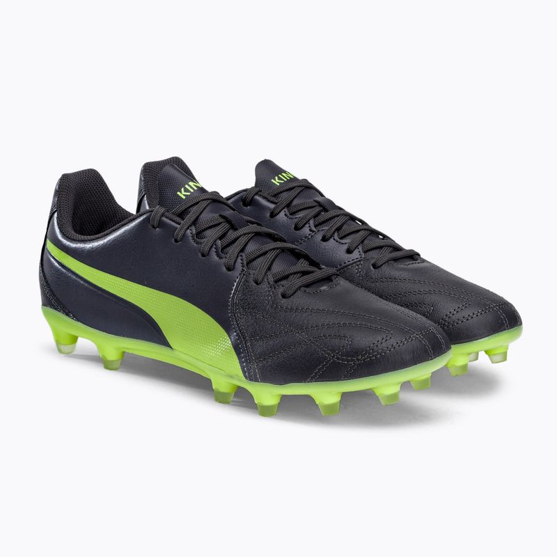 PUMA King Hero 21 FG Herren Fußballschuhe schwarz-grün 106554 05 4