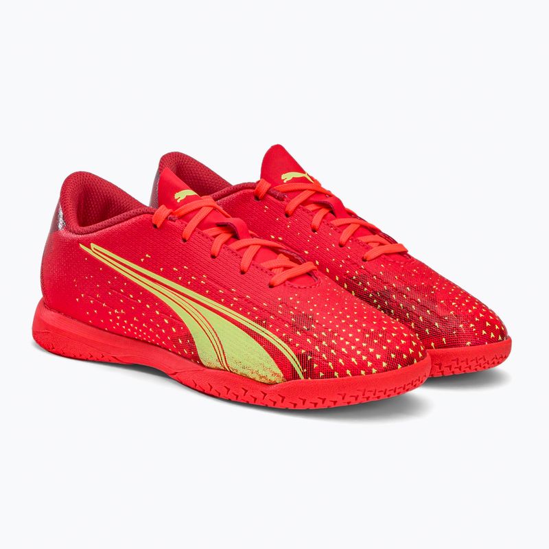 PUMA Ultra Play IT Jr Kinder Fußballschuhe orange 106927 03 4