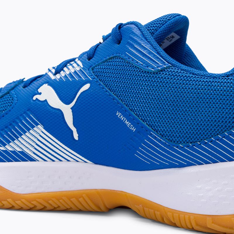 Volleyballschuhe Kinder PUMA Solarflash Jr II blau-weiß 168833 10