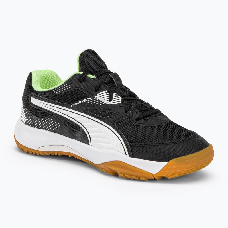 PUMA Solarflash Jr II Kinder-Handballschuhe schwarz 106883 01