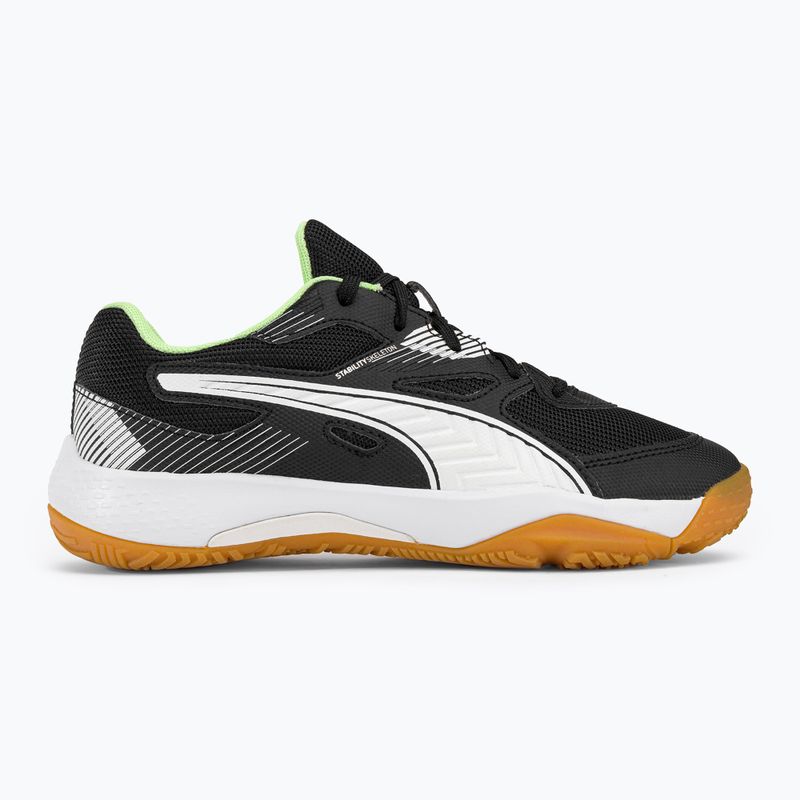 PUMA Solarflash Jr II Kinder-Handballschuhe schwarz 106883 01 2