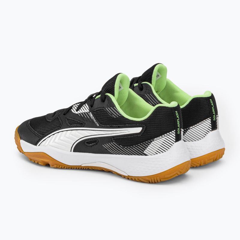PUMA Solarflash Jr II Kinder-Handballschuhe schwarz 106883 01 3