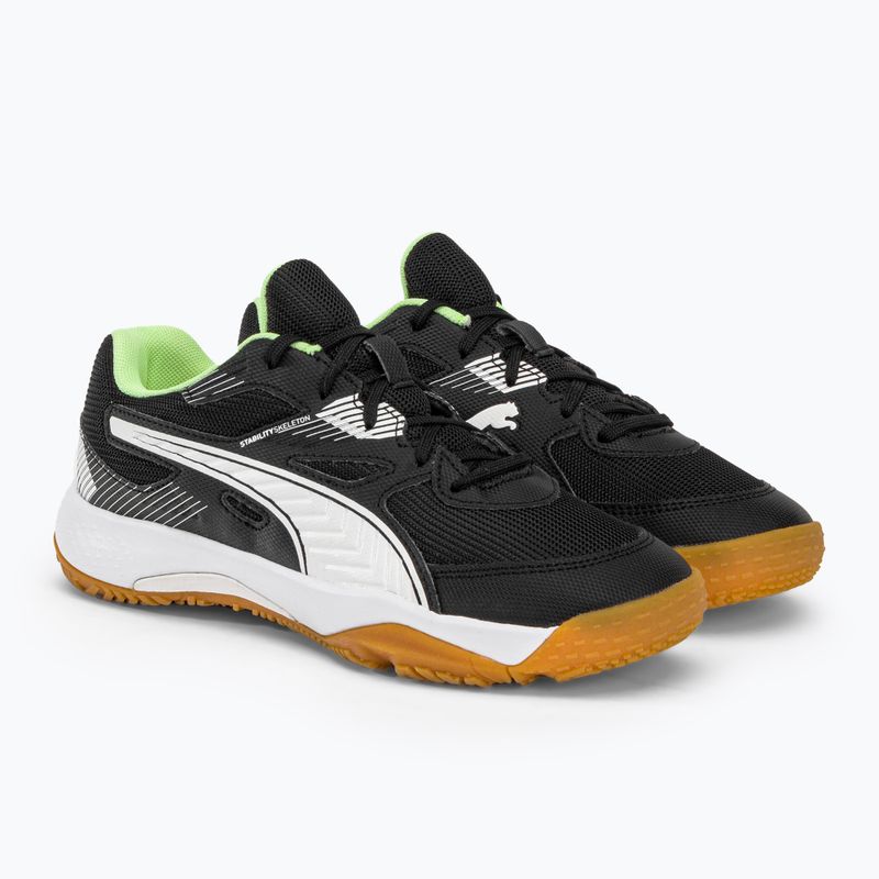 PUMA Solarflash Jr II Kinder-Handballschuhe schwarz 106883 01 4