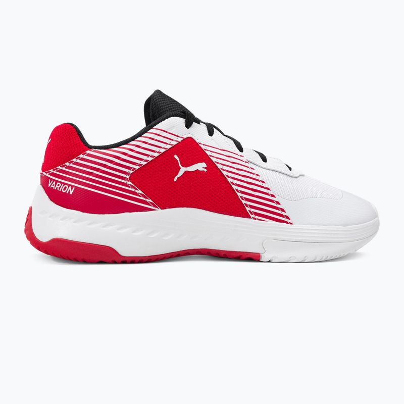 Volleyballschuhe Kinder PUMA Varion Jr weiß-rot 165857 2