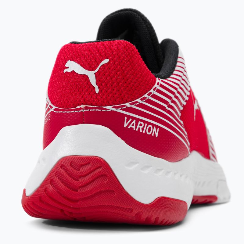 Volleyballschuhe Kinder PUMA Varion Jr weiß-rot 165857 8