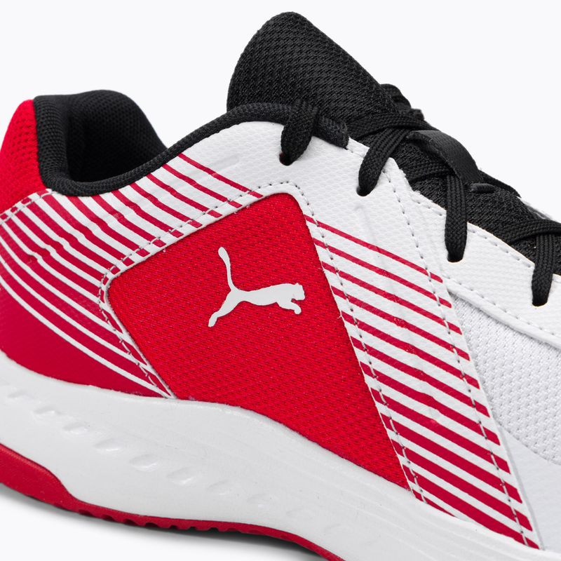 Volleyballschuhe Kinder PUMA Varion Jr weiß-rot 165857 9