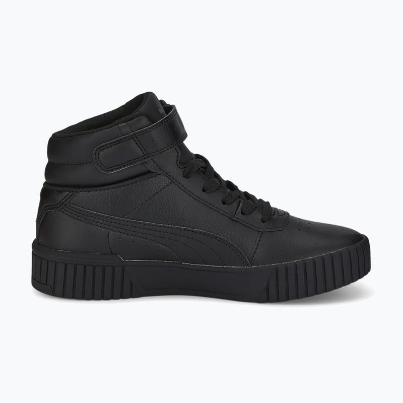 Kinderschuhe PUMA Carina 2.0 Mid Jr puma black/puma black/dark shadow 10