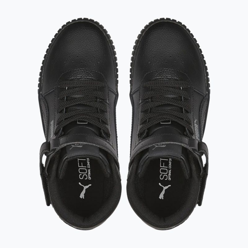 Kinderschuhe PUMA Carina 2.0 Mid Jr puma black/puma black/dark shadow 12