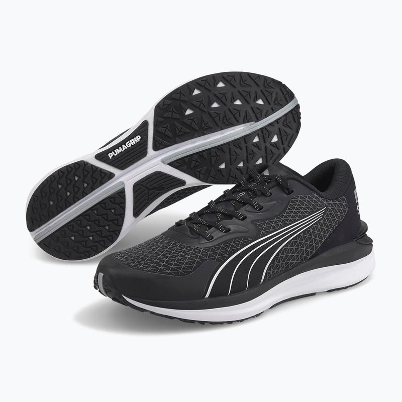 Laufschuhe Damen PUMA Electrify Nitro 2 WTR schwarz-silber 3768971 10